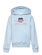 Archive Shield Hoodie Tops Sweatshirts & Hoodies Hoodies Blue GANT