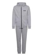 Textile Set Sets Sweatsuits Grey BOSS