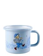 Enamel Mug Emil Home Meal Time Cups & Mugs Cups Blue Emil I Lönneberga