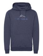 F2F Organic Cotton Hoodie Tops Sweatshirts & Hoodies Hoodies Blue Hell...