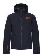 Hooded Soft Shell Trekker Jkt Tynd Jakke Navy Superdry