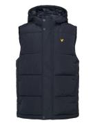 Padded Hooded Gilet Foret Vest Black Lyle & Scott