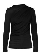 Katkabbginela Blouse Tops T-shirts & Tops Long-sleeved Black Bruuns Ba...