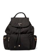 Eco Gemma Backpack Rygsæk Taske Black GUESS