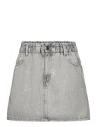 Short Denim Skirt Dresses & Skirts Skirts Denim Skirts Grey Mango