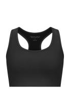 Ribbed R Sportsbra Sport Women Sport Clothing Sport Bras - All Black R...