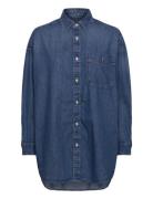 Big-Pocket Denim Shirt Tops Shirts Denim Shirts Blue Polo Ralph Lauren