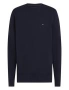 Essential Terry Crewneck Tops Knitwear Round Necks Navy Tommy Hilfiger