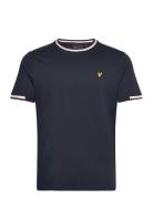 Half Tipped T-Shirt Tops T-Kortærmet Skjorte Navy Lyle & Scott