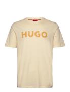 Dulivio Designers T-Kortærmet Skjorte Cream HUGO