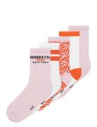 Nkfvilde 5P Sock Sokker Strømper Pink Name It