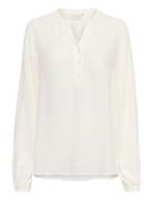 Kamathilde Blouse Tops Blouses Long-sleeved Cream Kaffe