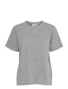 Ihnynna Ss2 Tops T-shirts & Tops Short-sleeved Grey ICHI