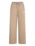 Wide Leg Jogger Bottoms Sweatpants Beige New Balance