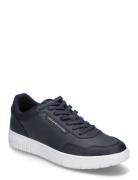 Th Basket Core Lth Pinperf Low-top Sneakers Navy Tommy Hilfiger