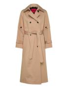 Mirenda Trenchcoat Frakke Beige HUGO