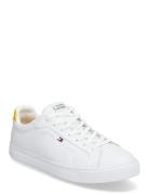 Icon Court Pinperf Lth Low-top Sneakers White Tommy Hilfiger