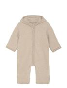 Pram Suit Cotton Fleece Outerwear Fleece Outerwear Fleece Coveralls Be...