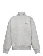 Mix Sweat Crewie Half Zip Sweatshirt Tops Sweatshirts & Hoodies Sweats...