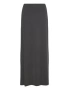 Drapy Maxi Skirt Skirts Maxi Skirts Black Weekday