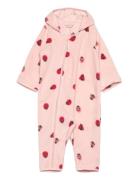 Overall Fleece Outerwear Fleece Outerwear Fleece Suits Pink Lindex