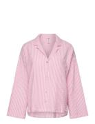 Pyjama Shirt Seersucker Top Pink Lindex