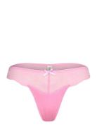 Brief Thong Reg Lacy Back Vale G-streng Undertøj Pink Lindex