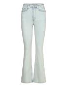 Curve High Flared Jeans Bottoms Jeans Flares Blue Weekday