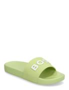 Aqua Slides Shoes Summer Shoes Pool Sliders Green BOSS