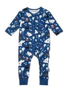 Drakar Pyjamas Pyjamas Sie Jumpsuit Blue MUMIN