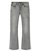 Nlftianna Dnm Lw Bootcut Pant Noos Bottoms Jeans Wide Jeans Grey LMTD