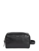 Ck Sleek Washbag Toilettaske Black Calvin Klein