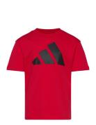 Lk Bl Tee 160 Tops T-Kortærmet Skjorte Red Adidas Sportswear