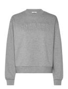 Remey Emb-M Tops Sweatshirts & Hoodies Sweatshirts Grey MbyM