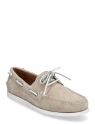 Merton Suede Boat Shoe Sejlersko Sko Cream Polo Ralph Lauren