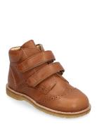 Shoes - Flat - With Velcro Shoes Pre-walkers - Beginner Shoes  Brown A...