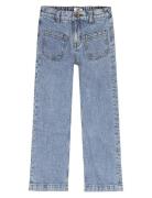 Juene Wide Bottoms Jeans Regular Jeans Blue TUMBLE 'N DRY