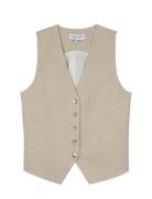 Dubail Outerwear/Jacket Blazers Sleeveless Blazers Cream Maison Labich...