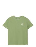 T-Shirt Print Tops T-Kortærmet Skjorte Green Daily 7