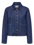 Onllerin Ls Pocket Dnm Jacket Qyt Jakke Denimjakke Blue ONLY