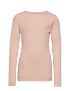 Plain Tee Ls Tops T-shirts Long-sleeved T-Skjorte Pink MarMar Copenhag...