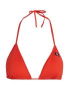 Triangle-Rp Swimwear Bikinis Bikini Tops Triangle Bikinitops Red Calvi...