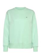 Shield C-Neck Sweat Tops Sweatshirts & Hoodies Sweatshirts Green GANT