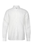 1927: Cotton/Lin Shirt Wf L/S Tops Shirts Linen Shirts White Lindbergh...