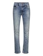 Zikry Trousers Slim Replay Basics Bottoms Jeans Skinny Jeans Blue Repl...