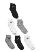 Nhn Nike Colorful Pack Quarter Sport Socks & Tights Socks White Nike