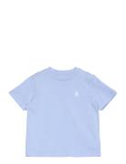 Cotton Jersey Crewneck Tee Tops T-Kortærmet Skjorte Blue Ralph Lauren ...