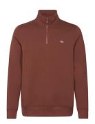 Oakport Quarter Zip Designers Sweatshirts & Hoodies Sweatshirts Brown ...