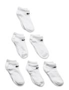 Nhn Nike 6 Pack No Show Sport Socks & Tights Socks White Nike