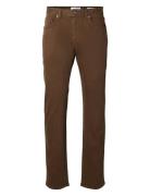 Slh196-Straightscott 3431 Colored Noos Bottoms Jeans Slim Brown Select...